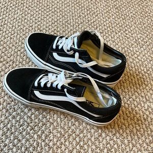 Vans black shoes